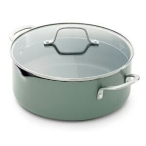 Calphalon Hard-Anodized Aluminum Nonstick 5-qt Dutch Oven with Lid Green